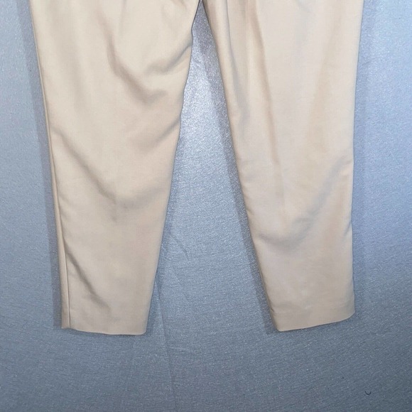 Chicos Pants Womens 2R Beige Pockets Belt Loop High Rise Business Casual - Picture 7 of 14